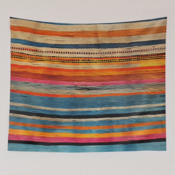 Item preview, Vivid Colorful Moroccan Rug designed and sold by GrinGalore.