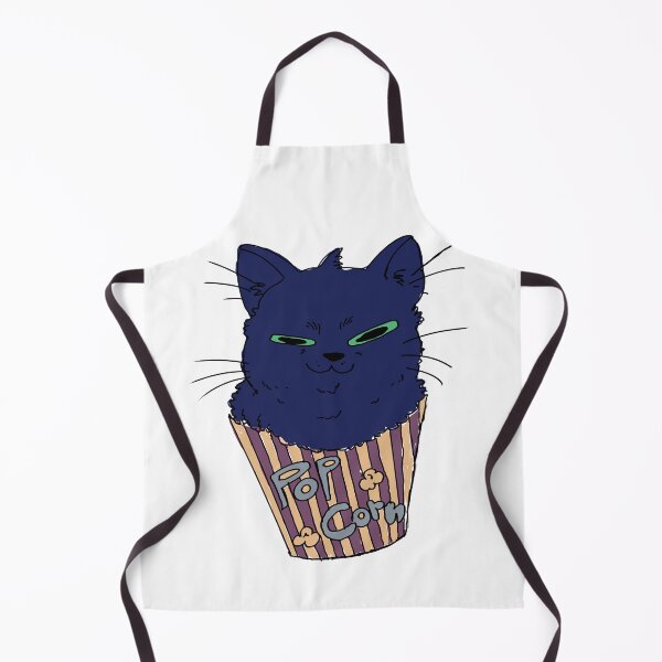 Item preview, Popcorn cat Purrfect black designed and sold by dusty raccoon.