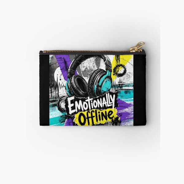 Item preview, Emotionally Offline Headphones Graphic T-shirt Gifts designed and sold by moxivra.