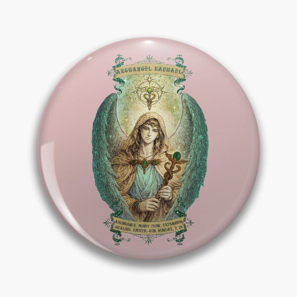 Item preview, Beautiful Archangel Raphael - Royal Pink - Visualise Invisible designed and sold by VisualiseIt.