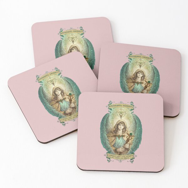 Item preview, Beautiful Archangel Raphael - Royal Pink - Visualise Invisible designed and sold by VisualiseIt.