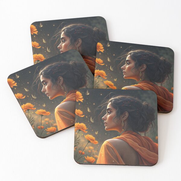 Item preview, Beautiful Woman with Flowers designed and sold by PAULINE.LUMINA.