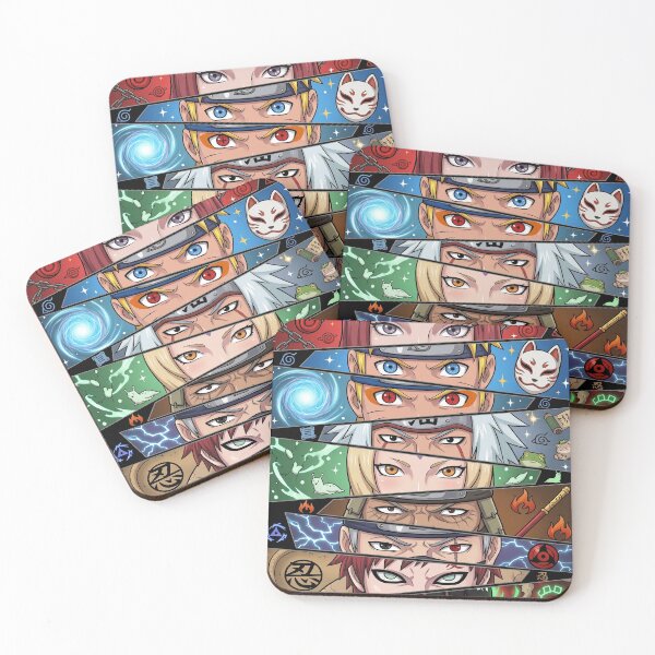 Item preview, Ultimate Shinobi Eyes Collage - Legendary Ninja Generations Art designed and sold by MCHDesignST.