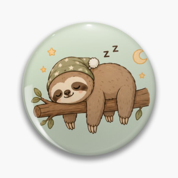 Item preview, Cute Sleepy Sloth designed and sold by MellowMunchkins.