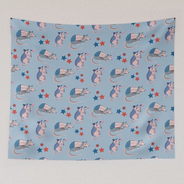 Item preview, Patriotic Possum designed and sold by IvysCreativityHouse.