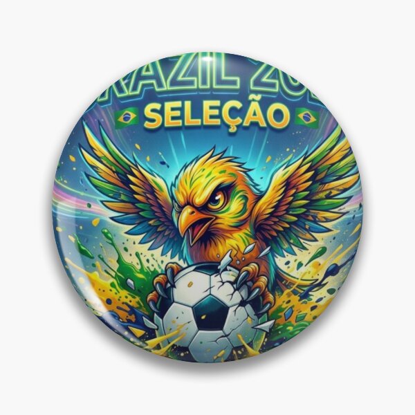 Item preview, Brazil Catarino Soccer 2026 Vertical Neon Art (9:16) designed and sold by Aram250.