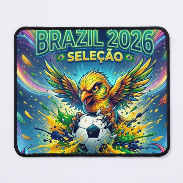 Item preview, Brazil Catarino Soccer 2026 Vertical Neon Art (9:16) designed and sold by Aram250.