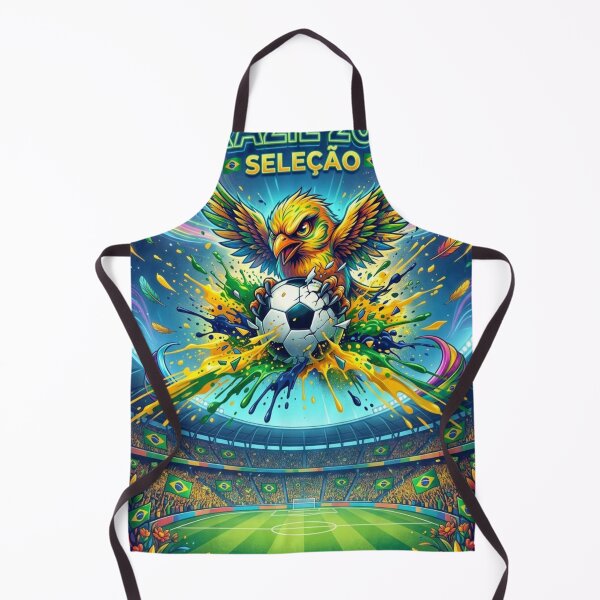 Item preview, Brazil Catarino Soccer 2026 Vertical Neon Art (9:16) designed and sold by Aram250.