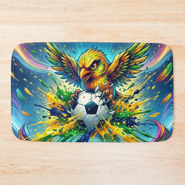 Item preview, Brazil Catarino Soccer 2026 Vertical Neon Art (9:16) designed and sold by Aram250.
