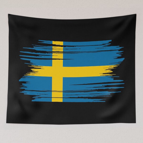 Item preview, Distressed Sweden Flag designed and sold by shitpostee.