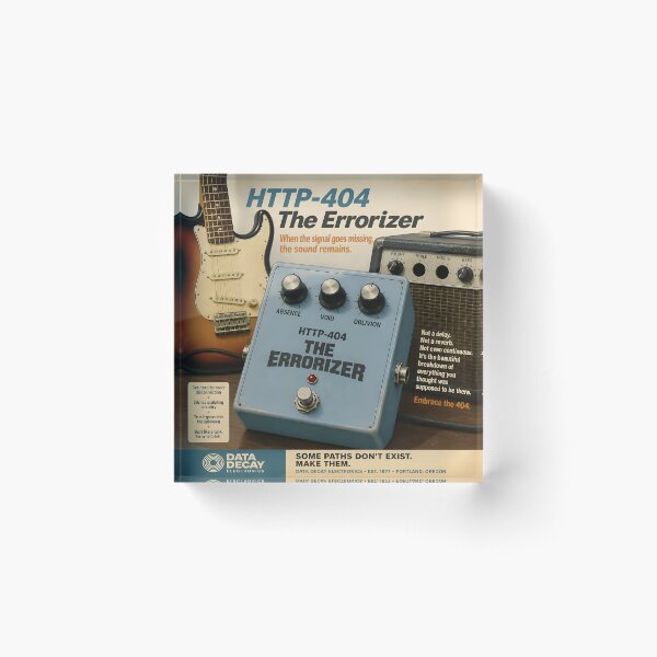 Item preview, HTTP-404 The Errorizer — Imaginary Internet Guitar Pedal  designed and sold by Mantramontics.