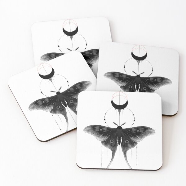 Item preview, Dark Eclipse Moth designed and sold by Ola-urb.