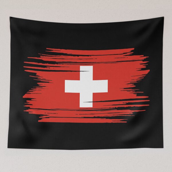 Item preview, Distressed Switzerland Flag designed and sold by shitpostee.