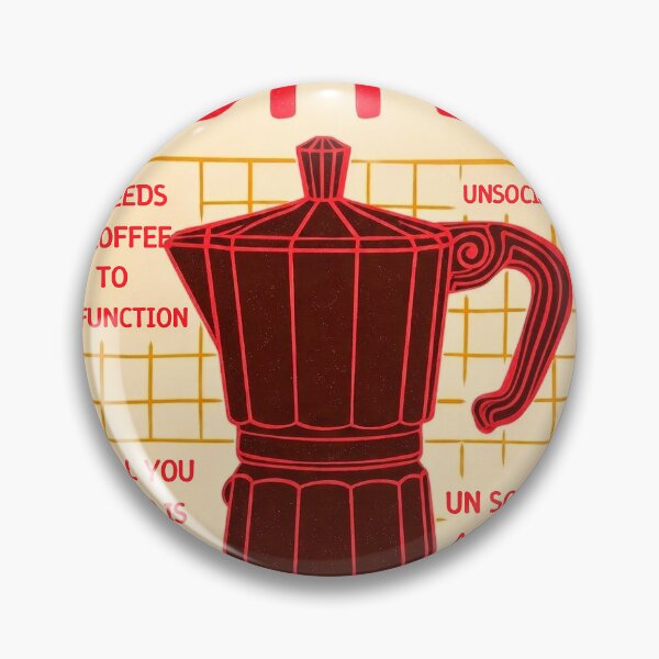Item preview, Retro poster of a coffee maker designed and sold by paulrommer.