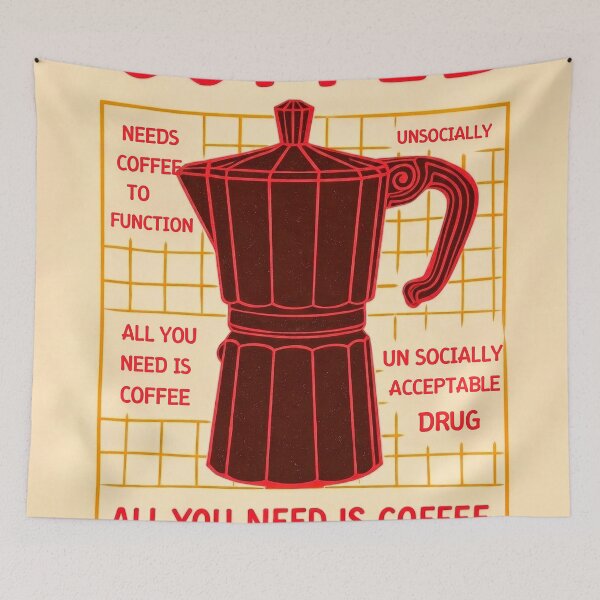Item preview, Retro poster of a coffee maker designed and sold by paulrommer.