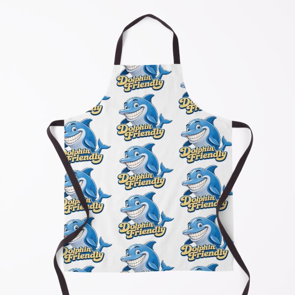 Item preview, Dolphin Friendly , smiling dolphin designed and sold by CornershopTee.