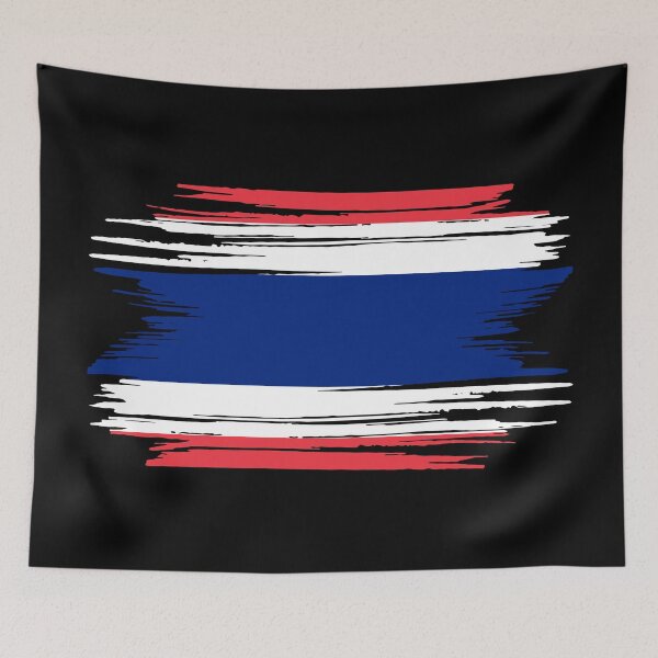 Item preview, Distressed Thailand Flag designed and sold by shitpostee.