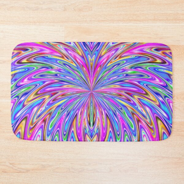 Item preview, Abstract Fractal Butterfly 28 (Pink, Blue, Green) designed and sold by SXW Designs.