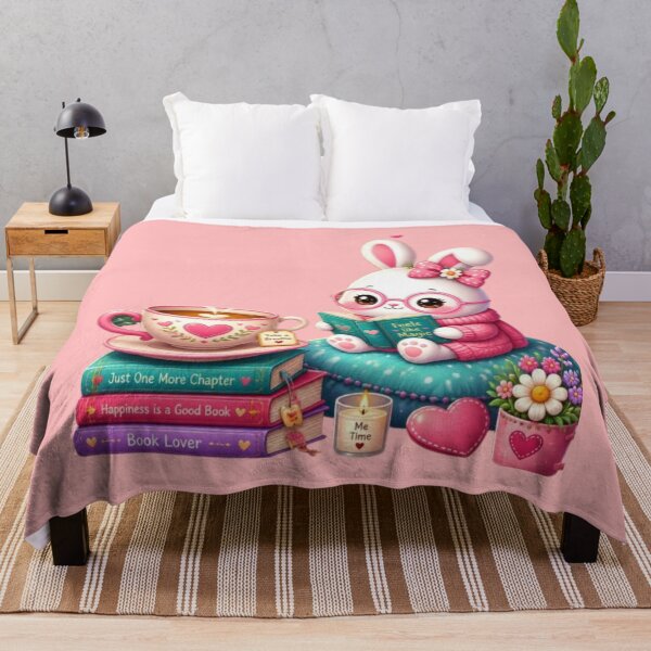 Item preview, Cozy Reading Vibes Kawaii Tee designed and sold by Stylestickers55.