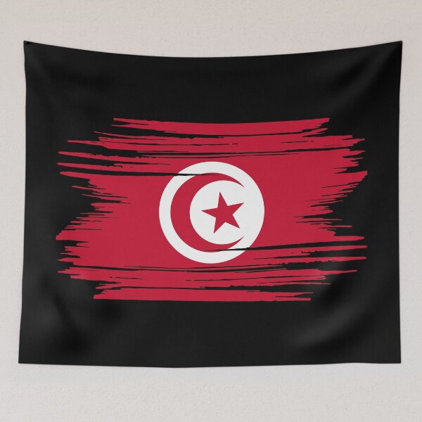 Item preview, Distressed Tunisia Flag designed and sold by shitpostee.