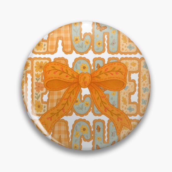 Item preview, Coquette Floral Bow Teacher Sticker designed and sold by TeeUp2.