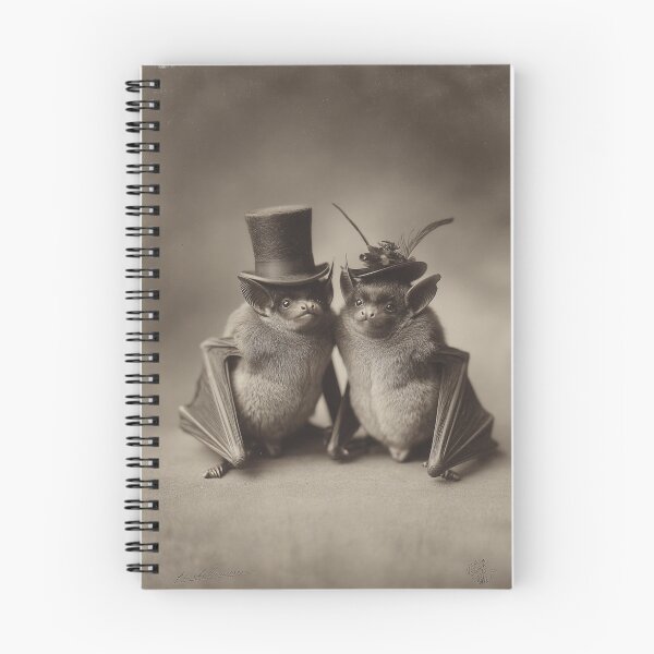 Item preview, Vintage Bat Couple designed and sold by SpecInkStudio.