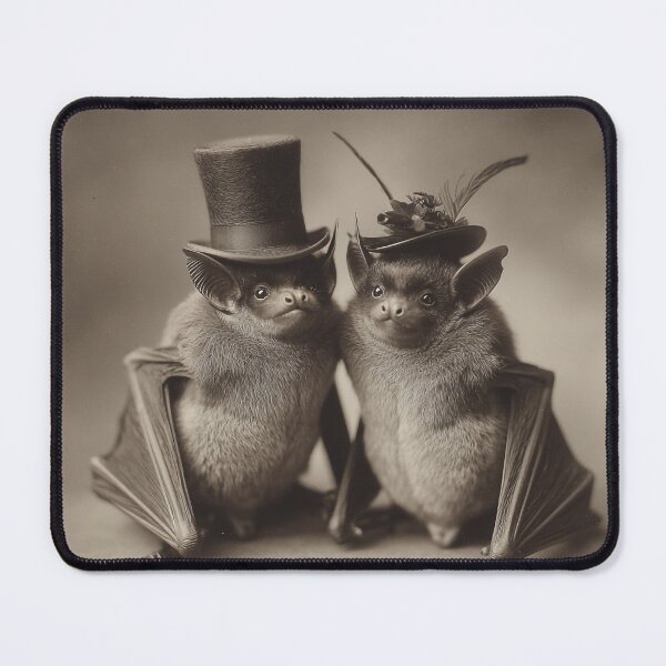 Item preview, Vintage Bat Couple designed and sold by SpecInkStudio.
