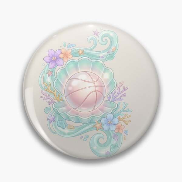 Item preview, Pastel Pearl Basketball Mermaidcore Fantasy designed and sold by MythicCotton.