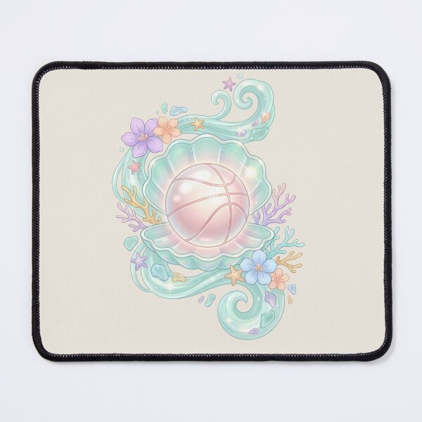 Item preview, Pastel Pearl Basketball Mermaidcore Fantasy designed and sold by MythicCotton.
