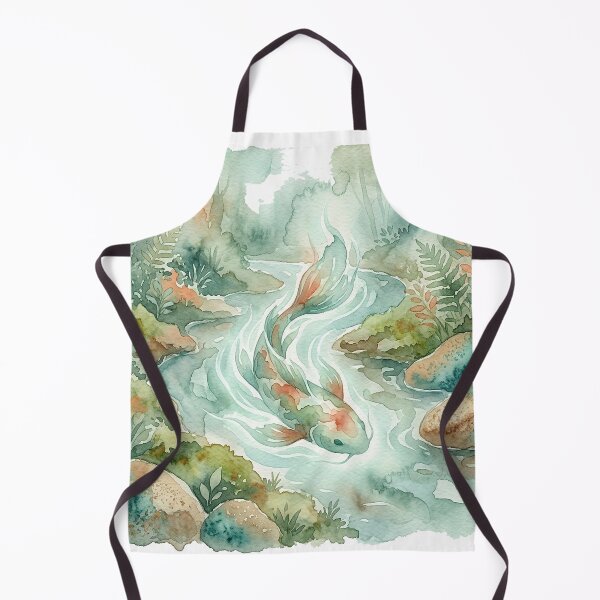 Item preview, Magical Koi River Spirit in Enchanted Forest designed and sold by GrabaHuk.