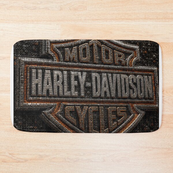 Item preview, Harley-Davidson Shield Mosaic Edition | Premium 3D Chrome Emblem Artwork designed and sold by JcAbstractArt.