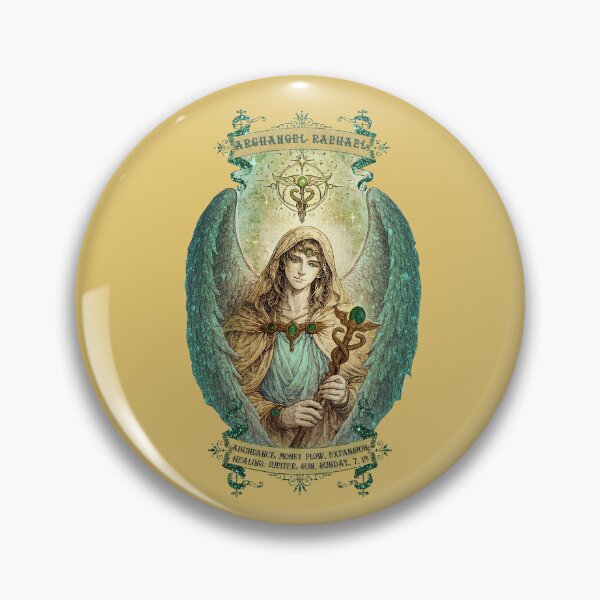 Item preview, Beautiful Archangel Raphael - Royal Yellow - Visualise Invisible designed and sold by VisualiseIt.
