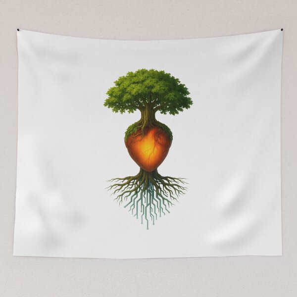 Item preview, Tree Heart – Nature Imagination Art designed and sold by Yomere.