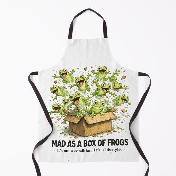 Item preview, Mad As A Box Of Frogs – It's Not A Condition It's A Lifestyle designed and sold by lazydogonline.