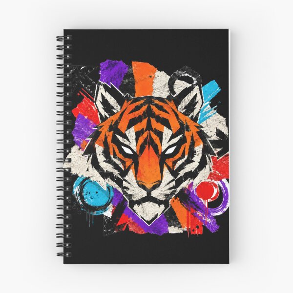 Item preview, Geometric Tiger Street Art Graphic T-shirt, Gifts designed and sold by moxivra.