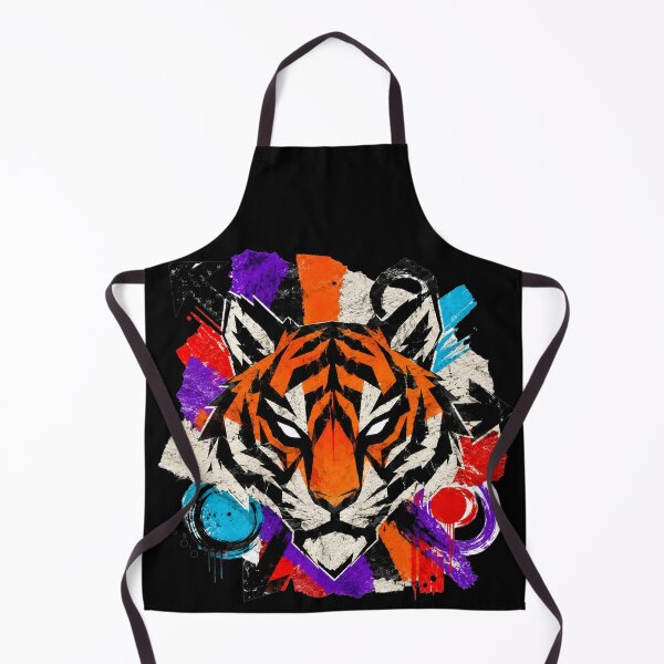 Item preview, Geometric Tiger Street Art Graphic T-shirt, Gifts designed and sold by moxivra.