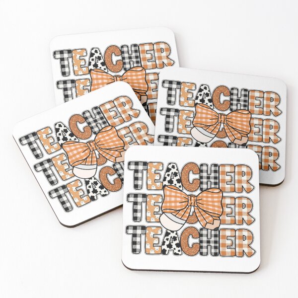 Item preview, Fall Teacher Coquette Bow Sticker designed and sold by TeeUp2.