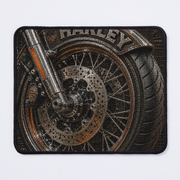 Item preview, Harley Front Wheel Mosaic Edition | Harley 3D Chrome Premium Front Wheel designed and sold by JcAbstractArt.