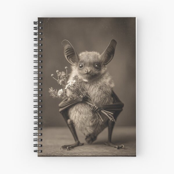 Item preview, Bat with Wildflowers designed and sold by SpecInkStudio.