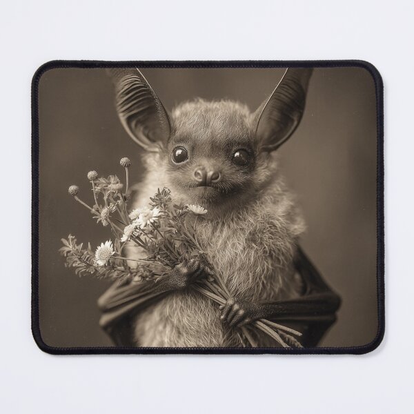 Item preview, Bat with Wildflowers designed and sold by SpecInkStudio.