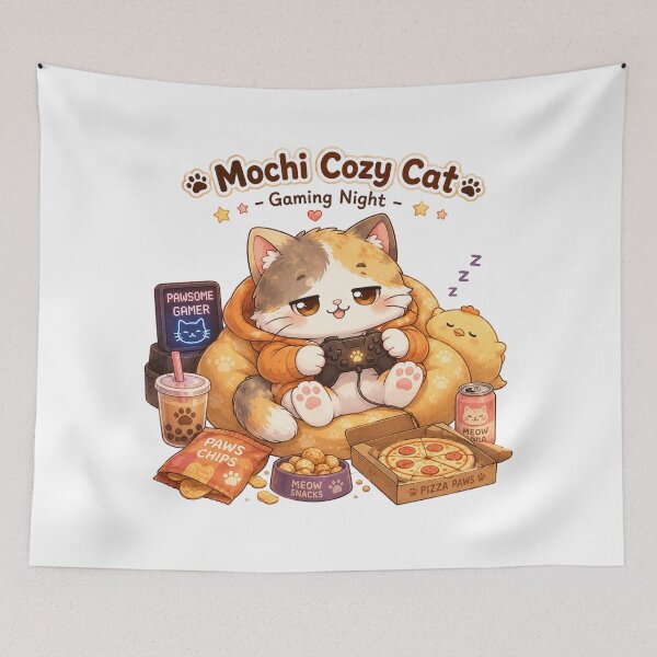 Item preview, Mochi Cozy Cat – One More Game designed and sold by Mochi Studio.