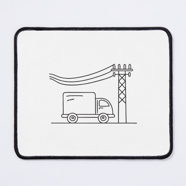 Item preview, Truck Positioned Beneath Power Cables designed and sold by rasagamastore.