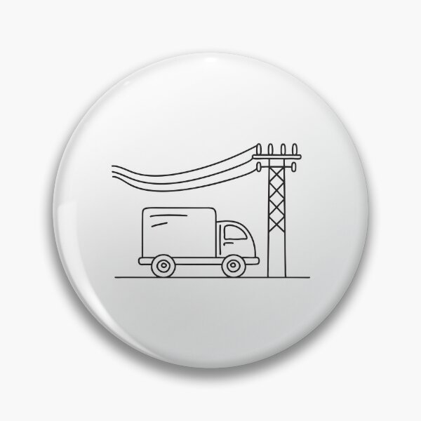 Item preview, Truck Positioned Beneath Power Cables designed and sold by rasagamastore.