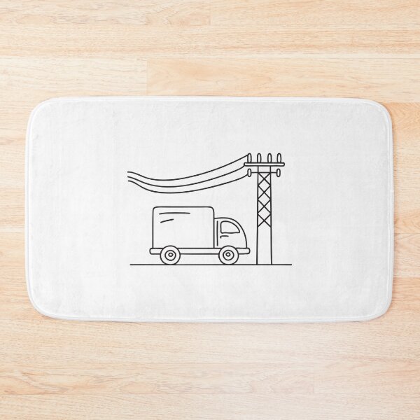 Item preview, Truck Positioned Beneath Power Cables designed and sold by rasagamastore.