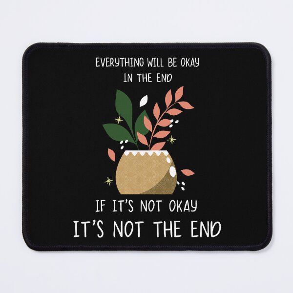 Item preview, Everything Will Be Okay Quote Art designed and sold by graphicnew.