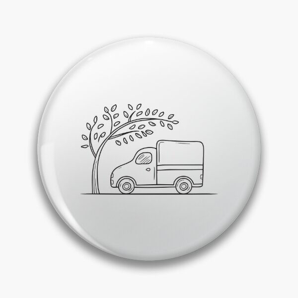 Item preview, Truck Under Tree Branch in Parking Lot designed and sold by rasagamastore.