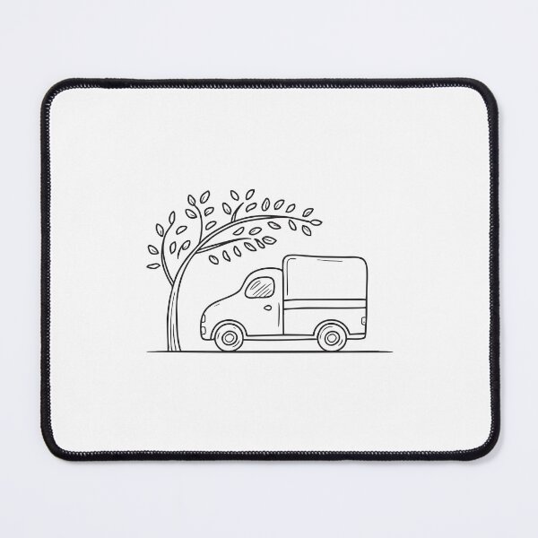 Item preview, Truck Under Tree Branch in Parking Lot designed and sold by rasagamastore.