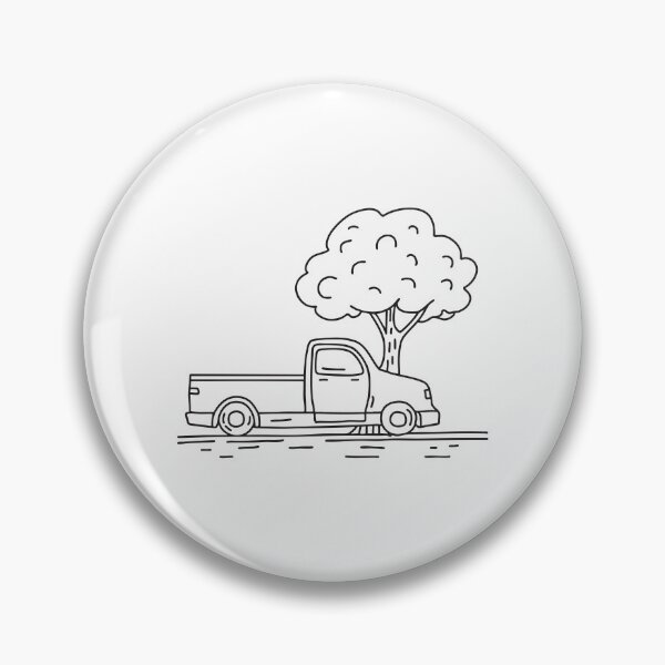 Item preview, Truck Parked Beneath Tree Branch designed and sold by rasagamastore.