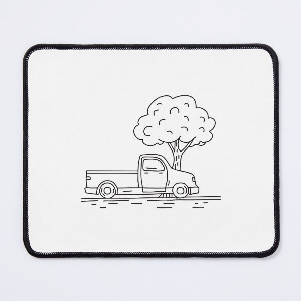 Item preview, Truck Parked Beneath Tree Branch designed and sold by rasagamastore.