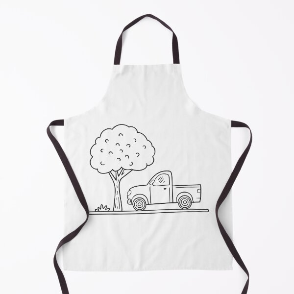 Item preview, Truck Parked Under Tree in Parking Area designed and sold by rasagamastore.